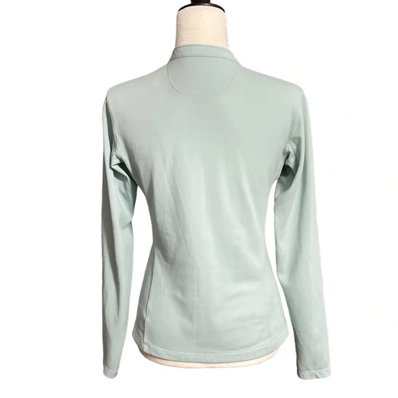Arc'teryx Rho Lightweight Zip-Neck Base Layer Top - Women's Medium Pastel Blue - Picture 11 of 12